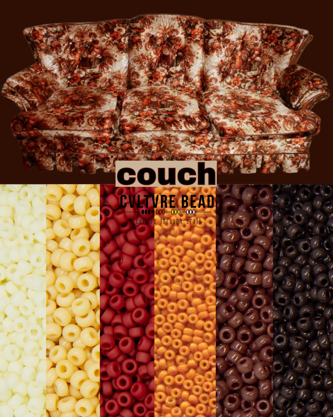 *PRE-ORDER* Couch Mini Kit - Miyuki Seed Bead - 11/0